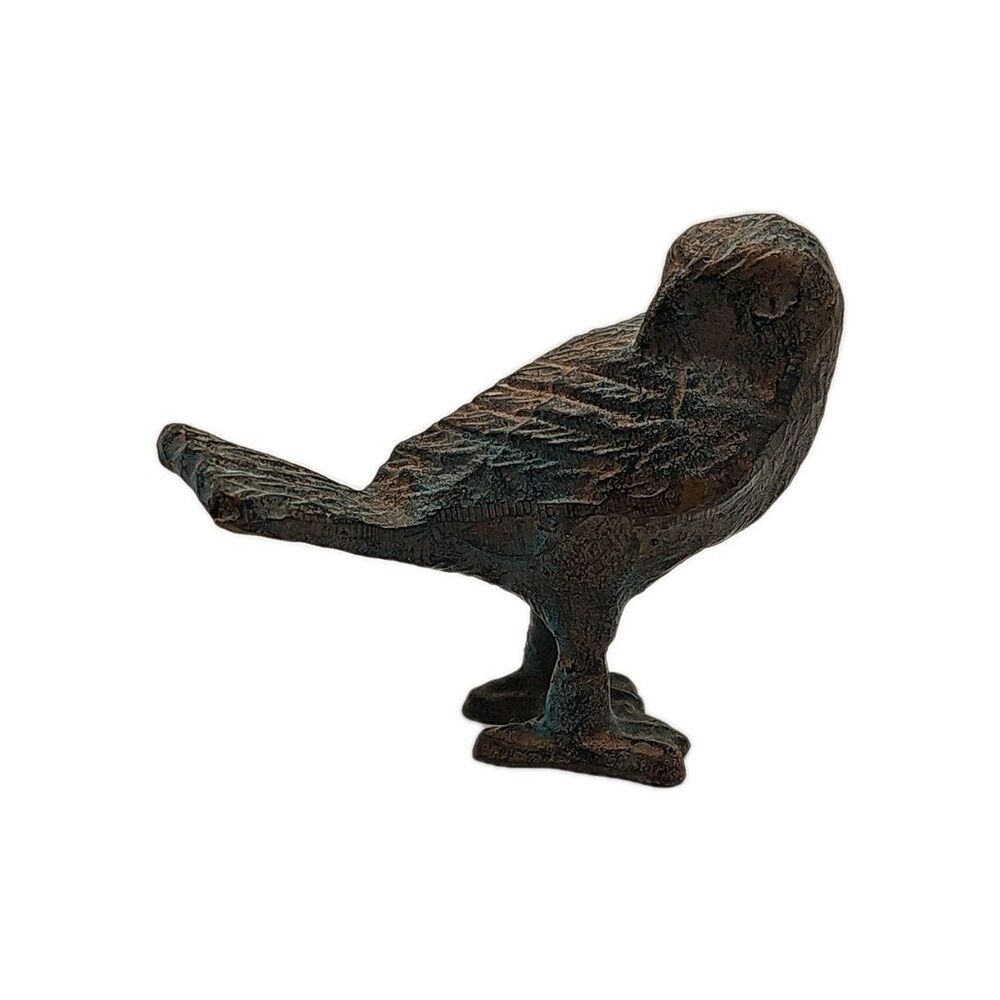 Vintage Cast Iron Bird Figurine Paperweight, Doorstop, Knickknack Anywhere!